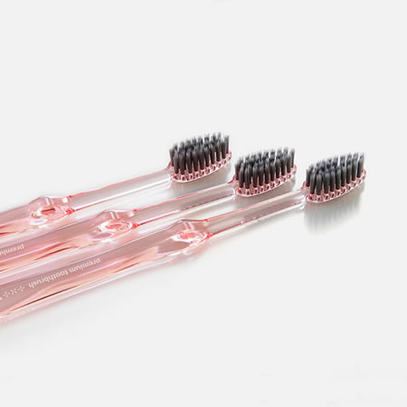 Premium zobna ščetka VBO za odrasle - rožnata - prikaz 2